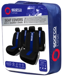 Set completo spc1011 coprisedili blu per auto universali anteriori e posteriori